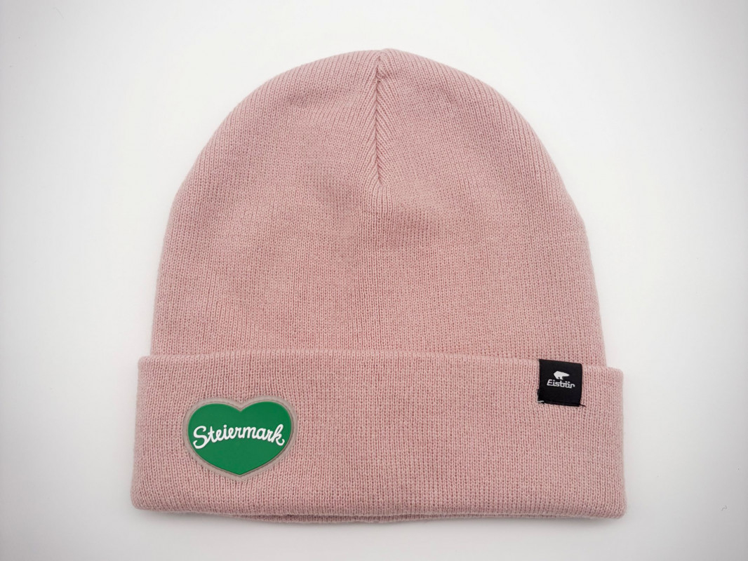 Eisbär-Mütze Skater Rosa
